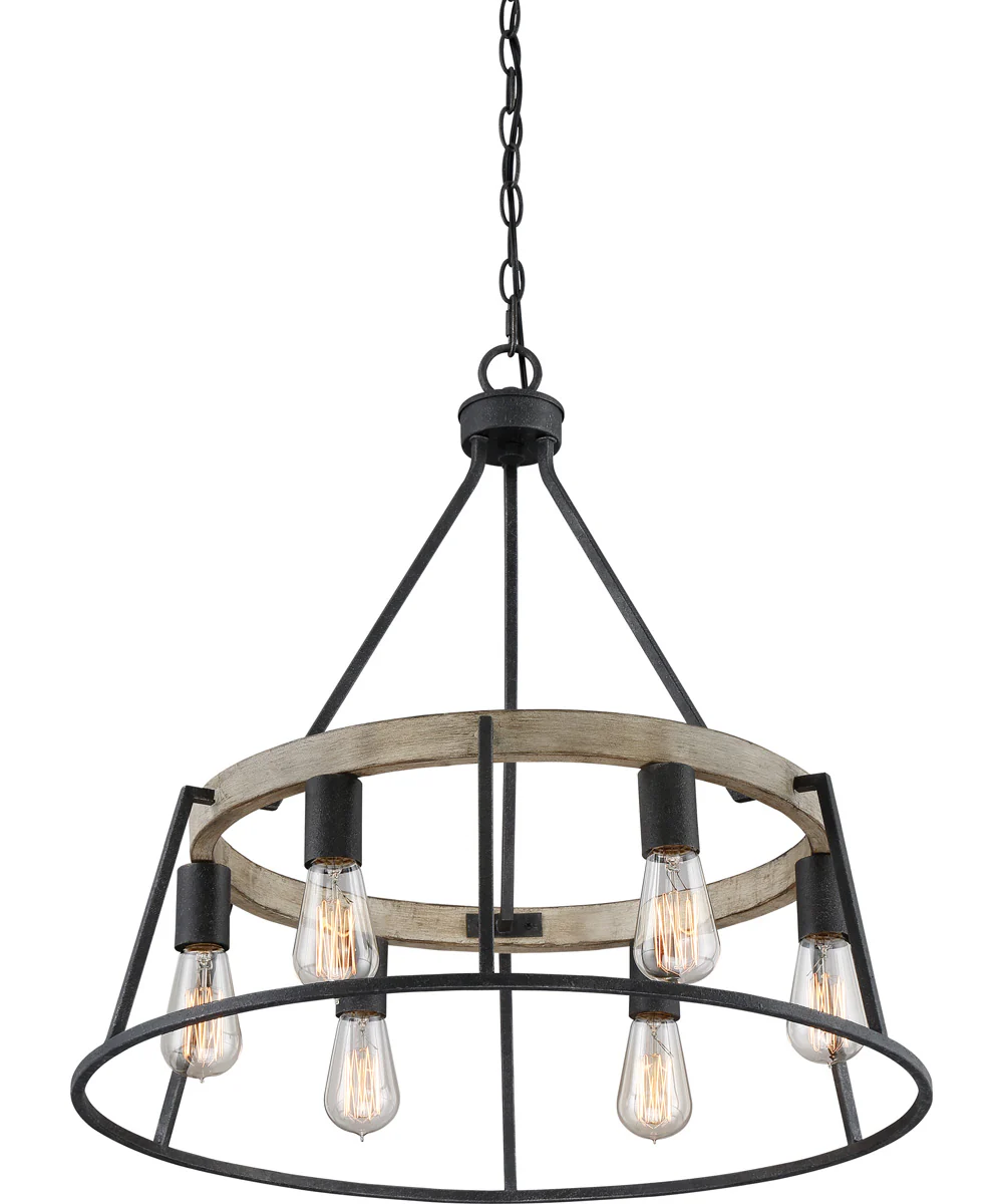 Brockton 6-light Chandelier Grey Ash - Image 4