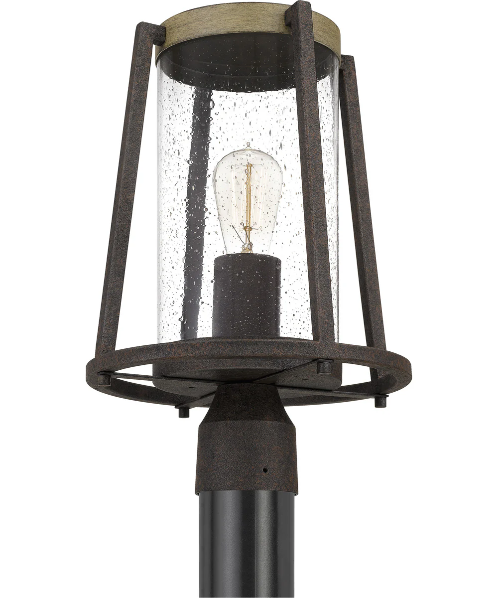 Brockton Large 1-light Outdoor Post Light Rustic Black - Image 5