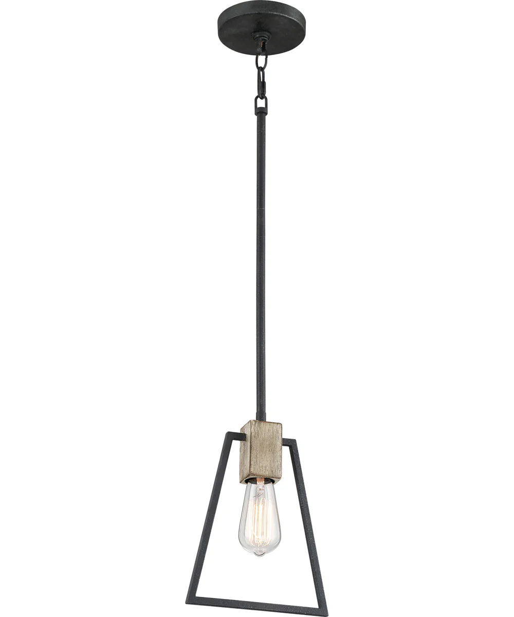 Brockton Small 1-light Mini Pendant Grey Ash