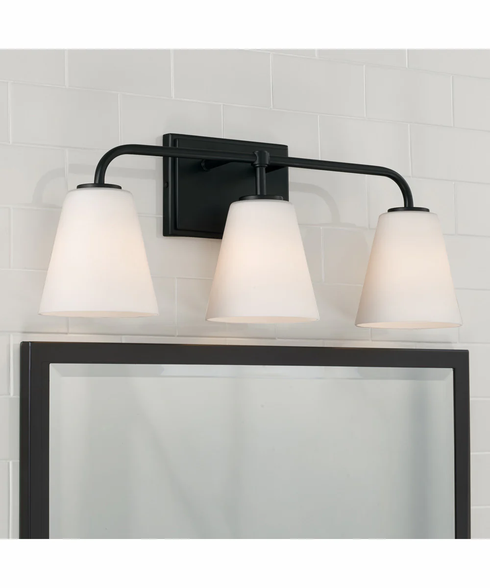 Brody 3-Light Vanity Matte Black - Image 2