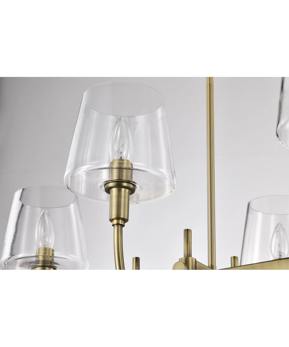 Brookside 6-Light Pendant Vintage Brass - Image 11