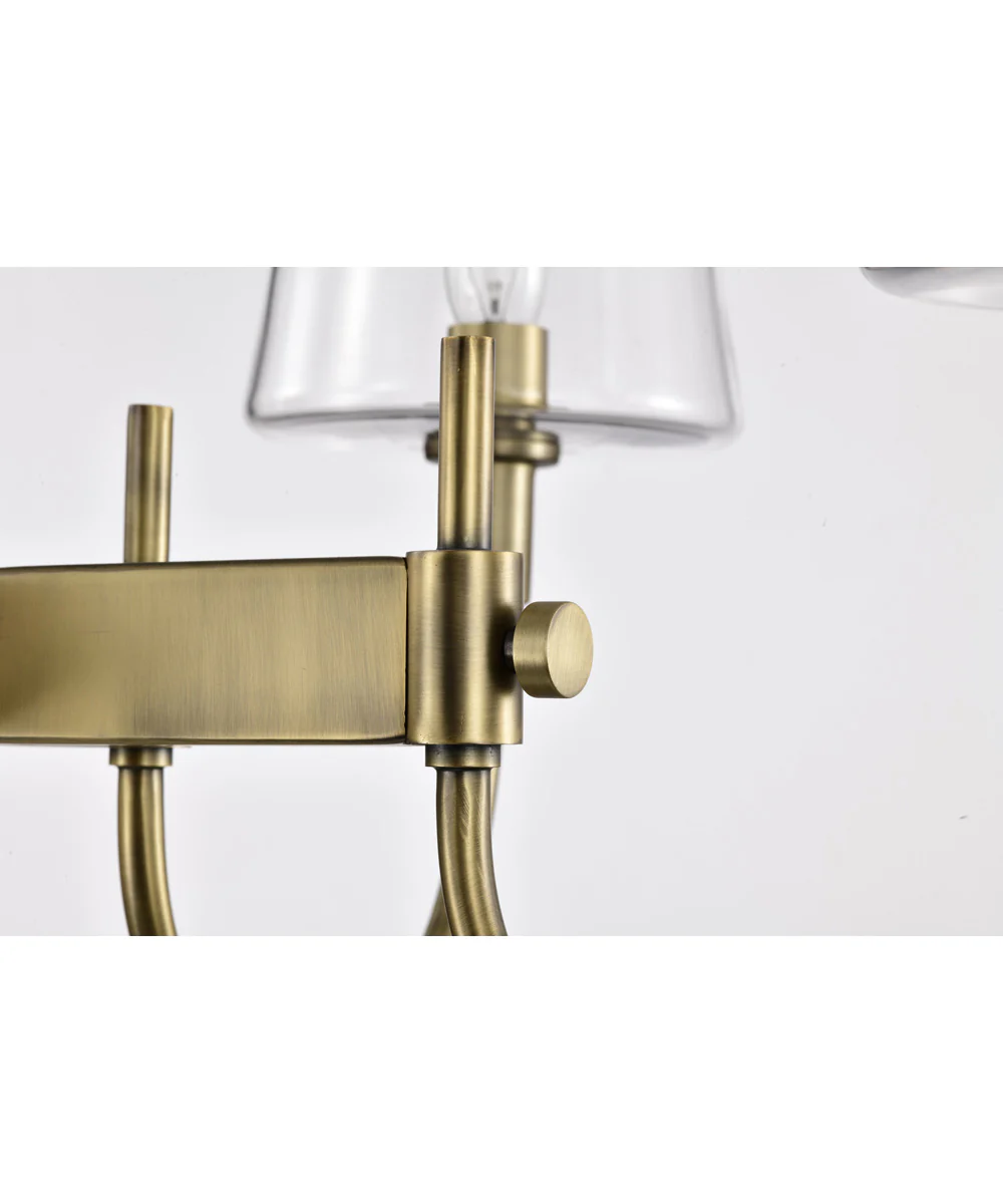 Brookside 6-Light Pendant Vintage Brass - Image 9