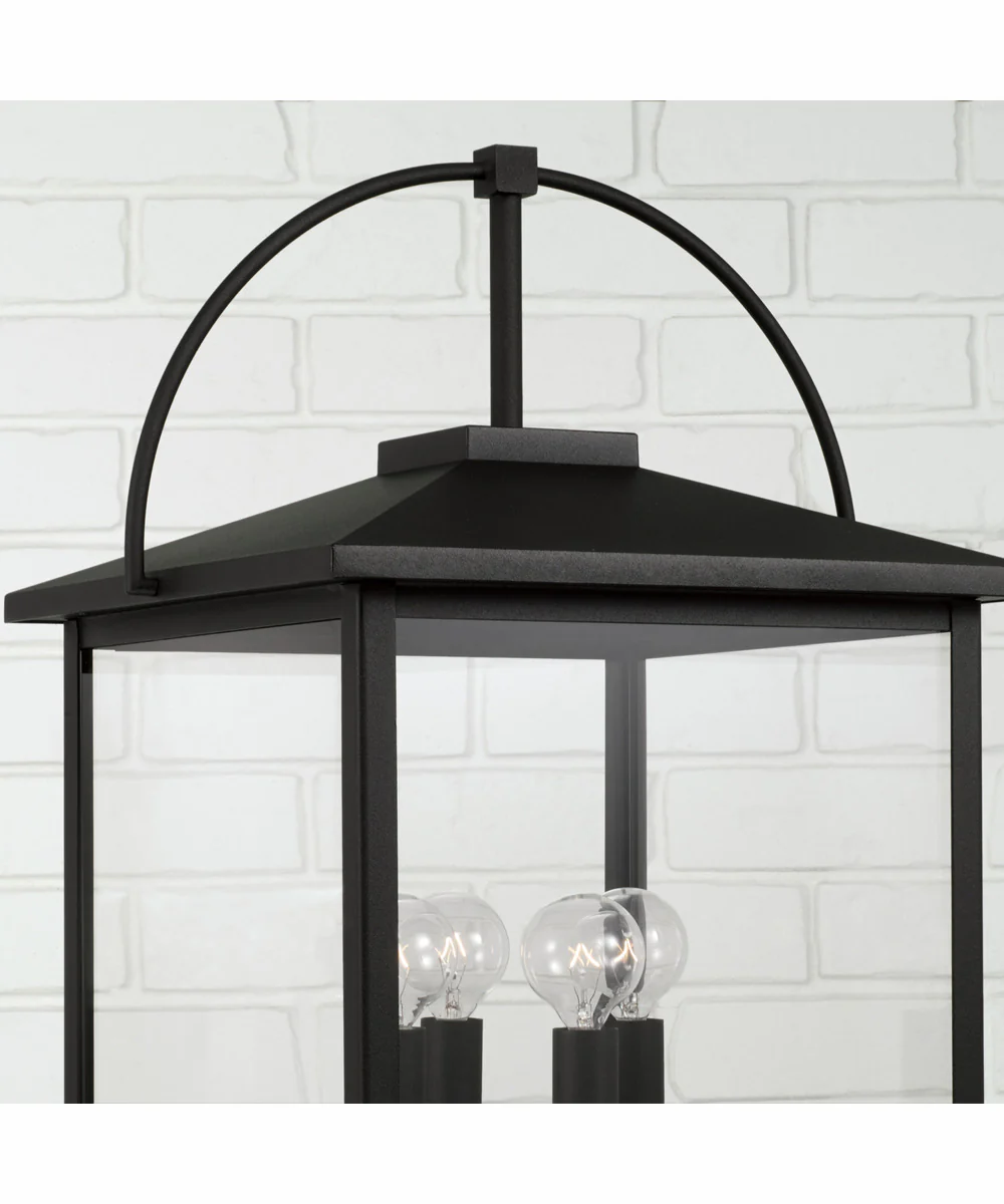 Bryson 4-Light Outdoor Post-Lantern Rain or Shine - Black - Image 3