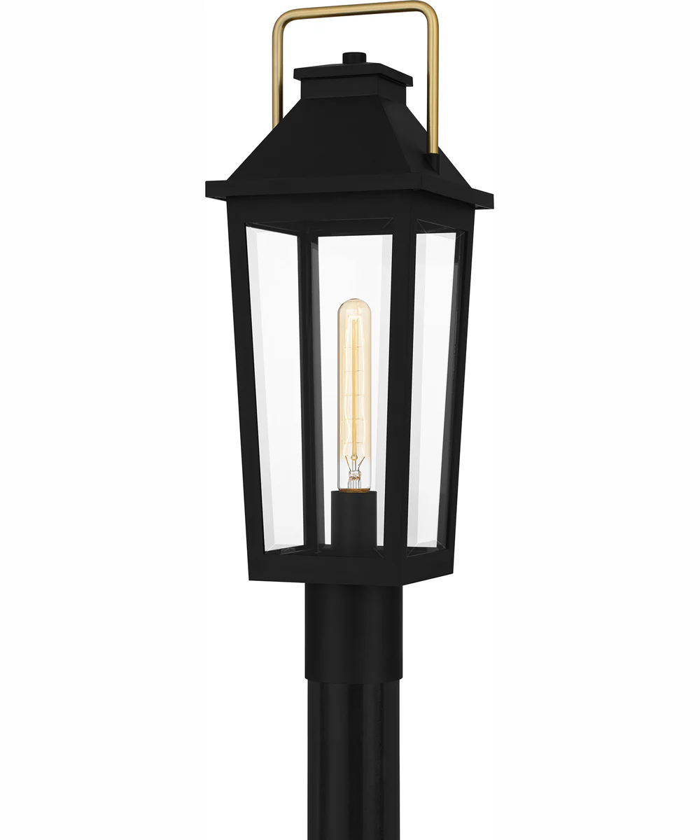 Buckley Large 1-light Outdoor Post Light Coastal Armour Aluminum Matte Black - Image 2