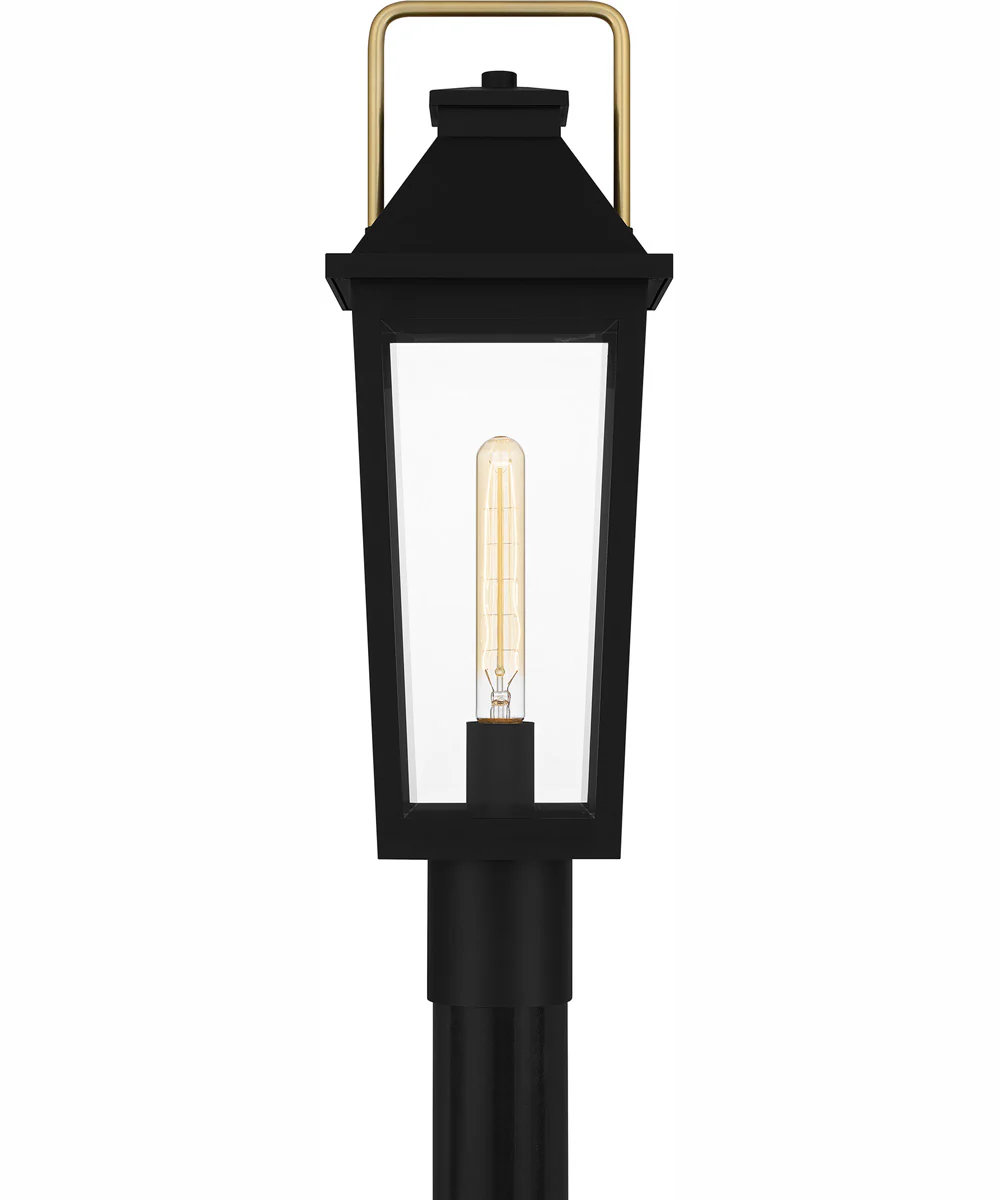Buckley Large 1-light Outdoor Post Light Coastal Armour Aluminum Matte Black - Image 4
