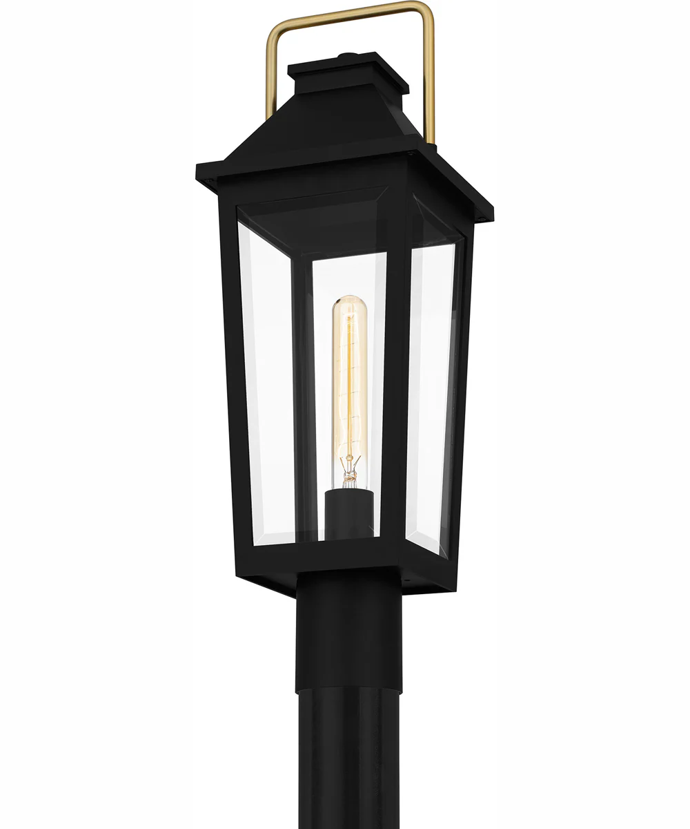 Buckley Large 1-light Outdoor Post Light Coastal Armour Aluminum Matte Black - Image 5