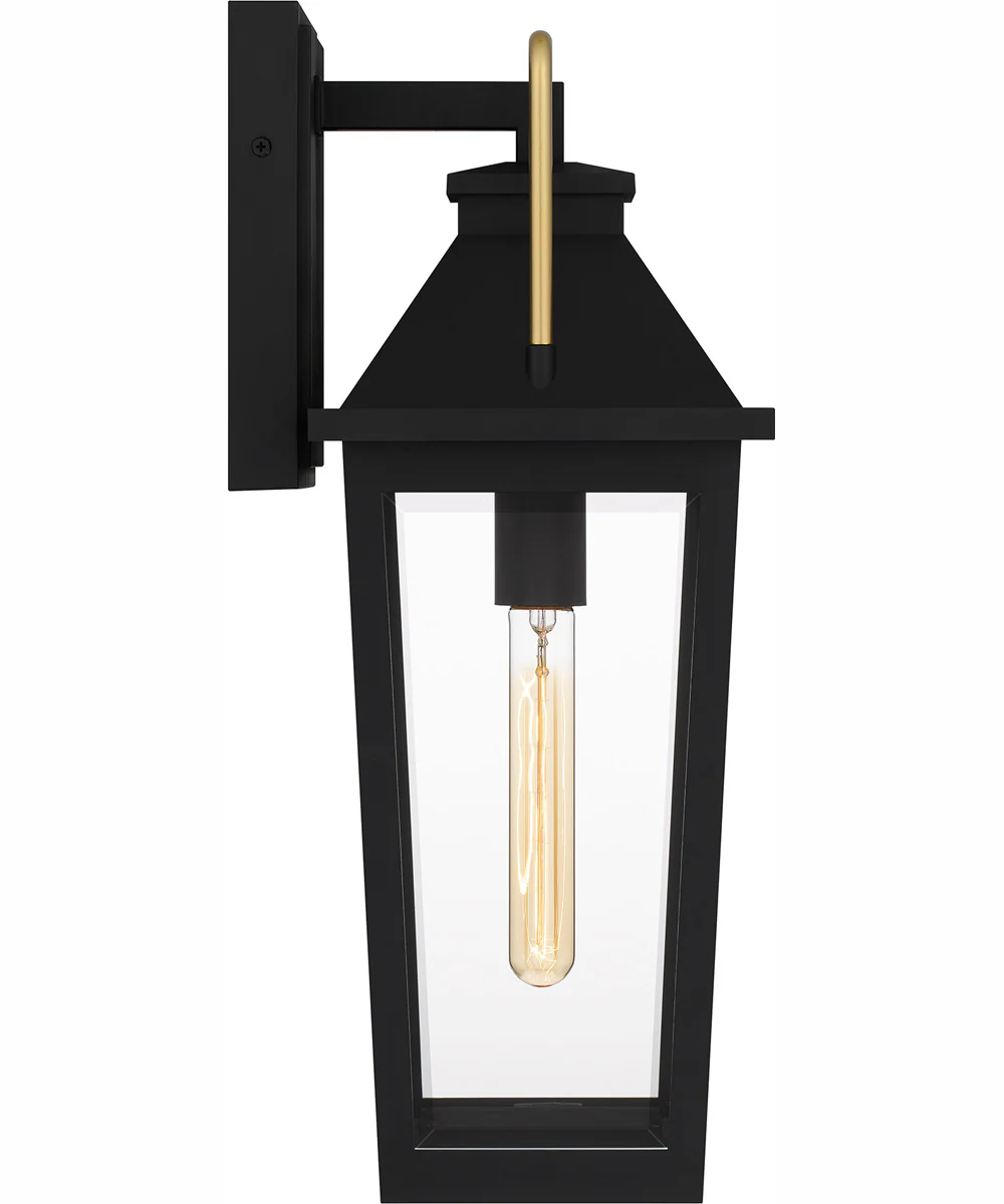 Buckley Large 1-light Outdoor Wall Light Coastal Armour Aluminum Matte Black - Image 5