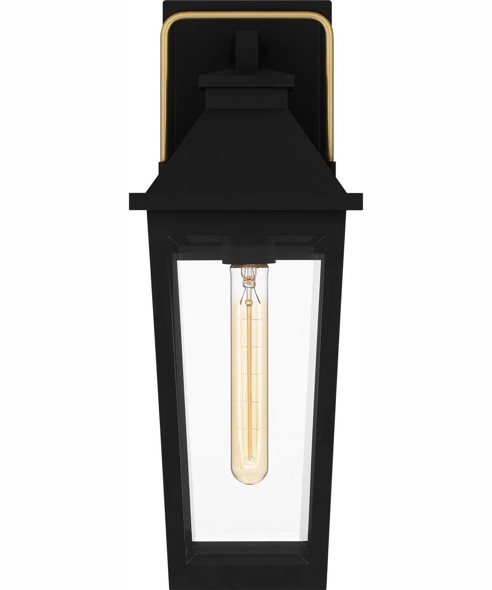 Buckley Medium 1-light Outdoor Wall Light Coastal Armour Aluminum Matte Black - Image 4