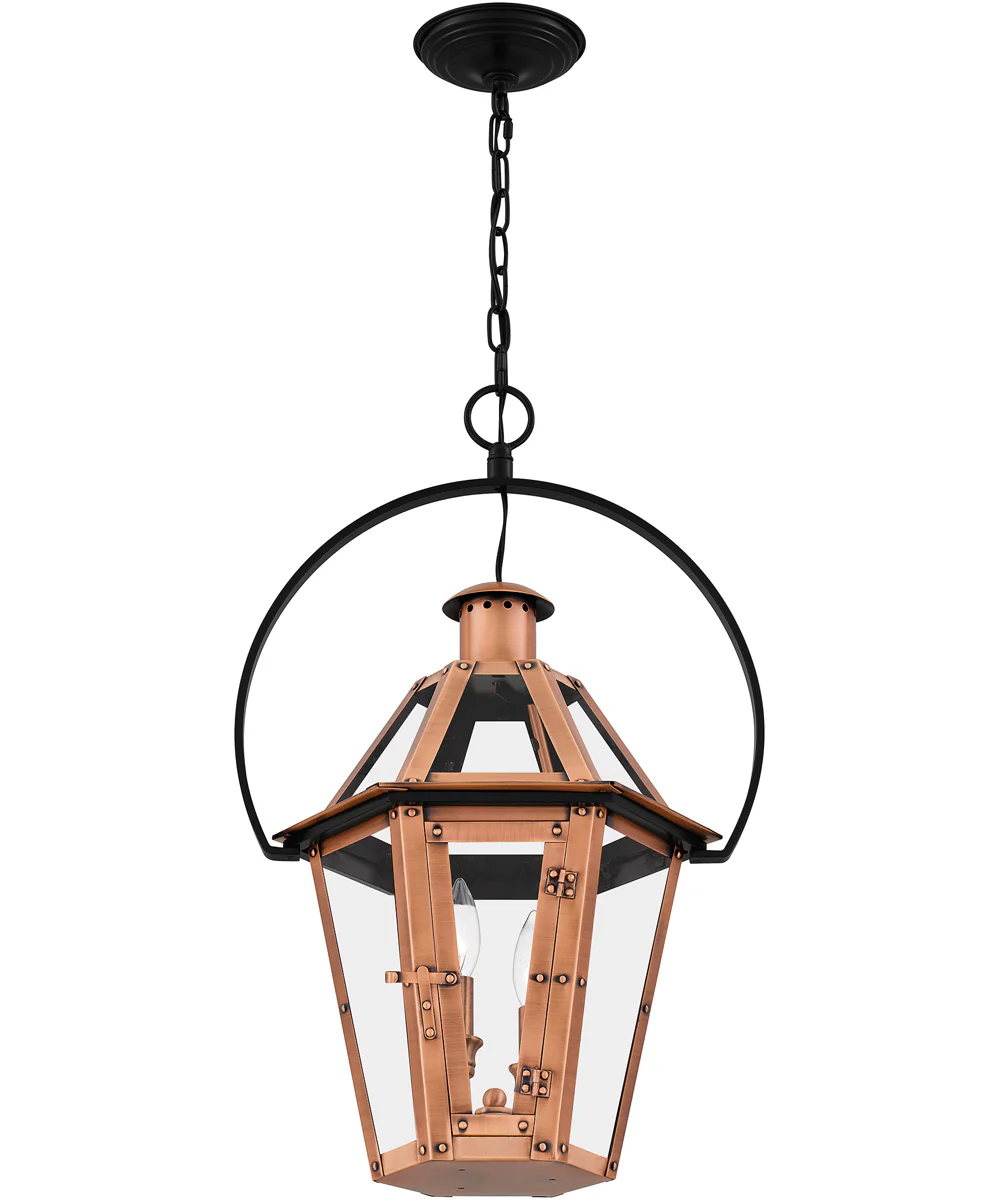 Burdett 2-light Pendant Aged Copper - Image 5