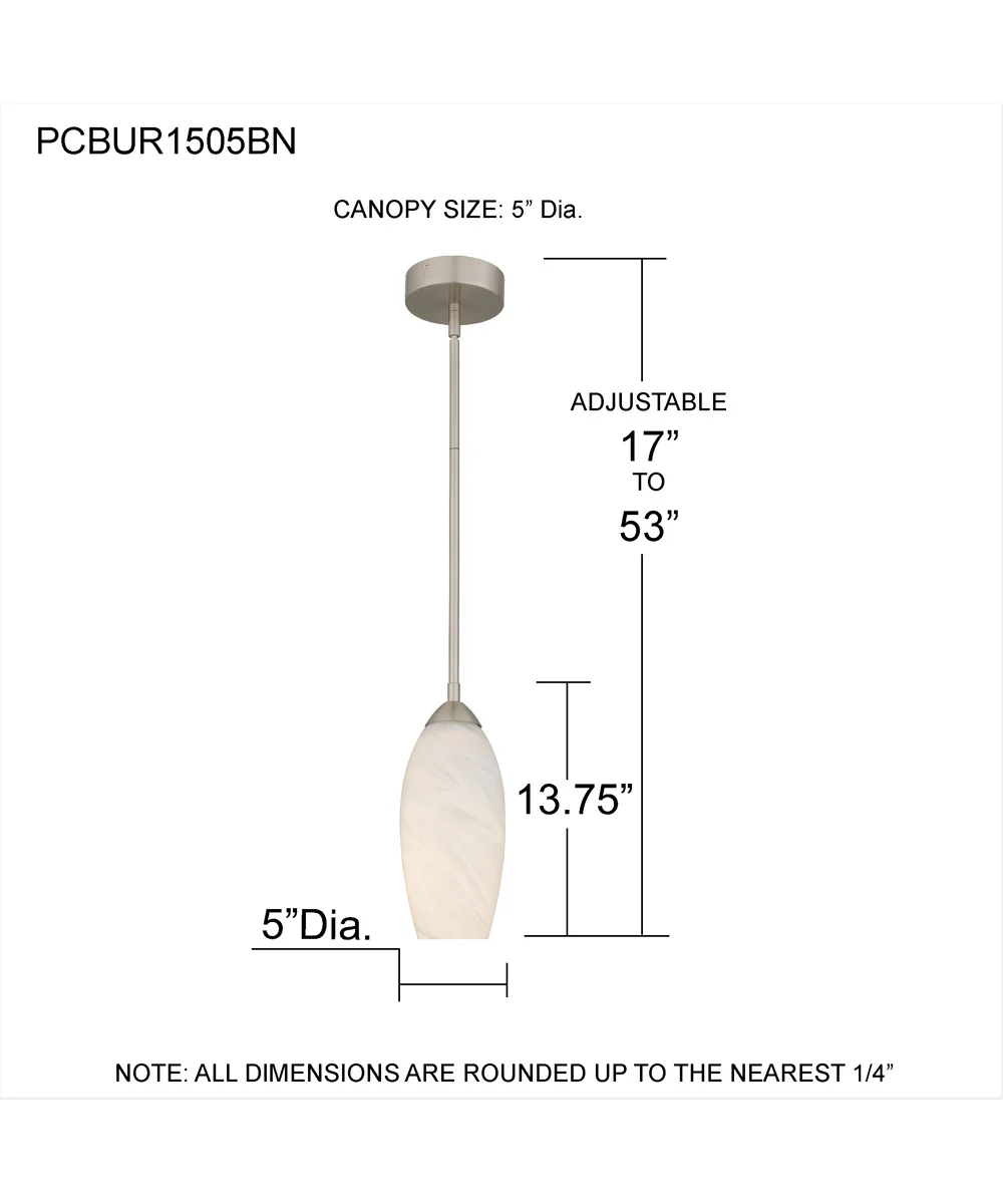 Burnett Mini Pendant Brushed Nickel - Image 4