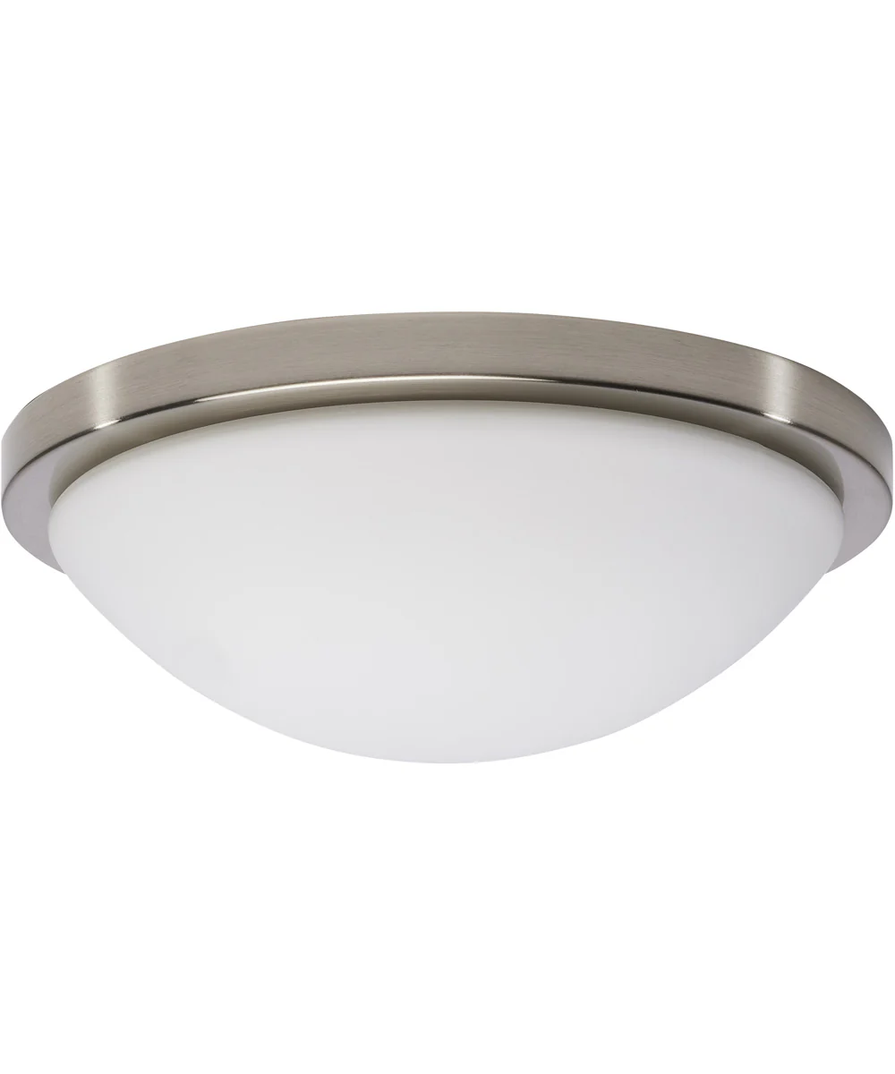Button  Close-to-Ceiling Brushed Nickel