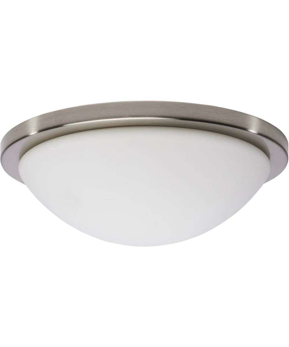 Button Close-to-Ceiling Brushed Nickel