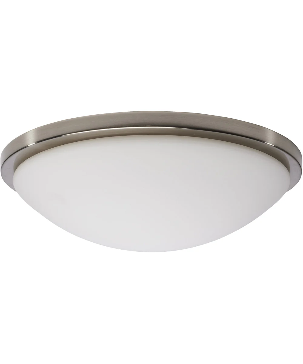 Button Close-to-Ceiling Brushed Nickel