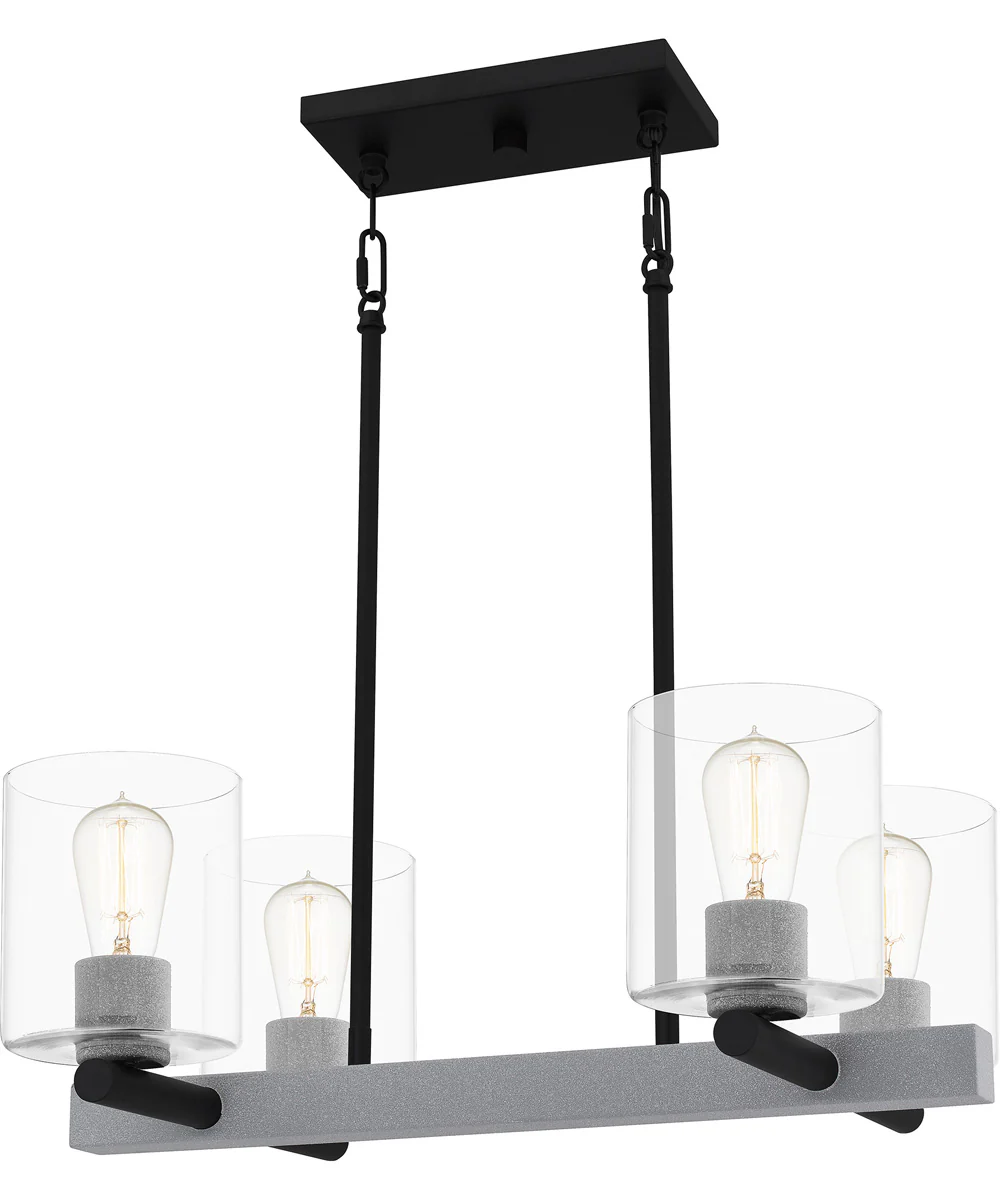 Caldwell 4-light Island Light Matte Black - Image 2