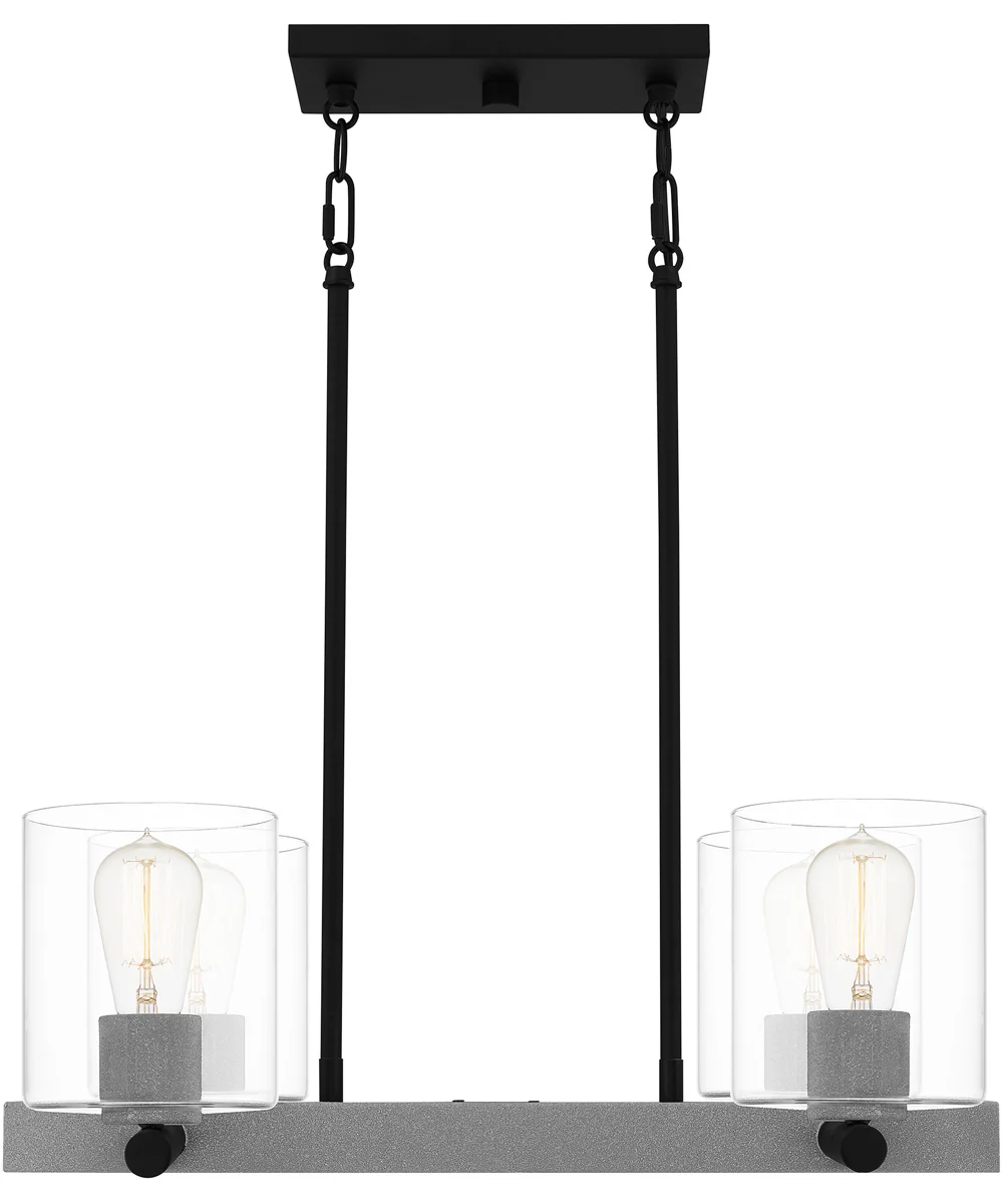 Caldwell 4-light Island Light Matte Black - Image 4