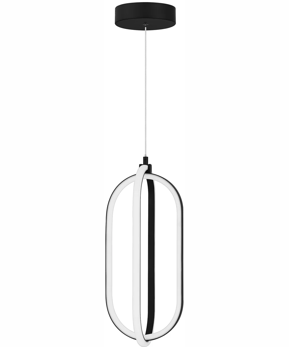 Calista Small Mini Pendant Matte Black - Image 3