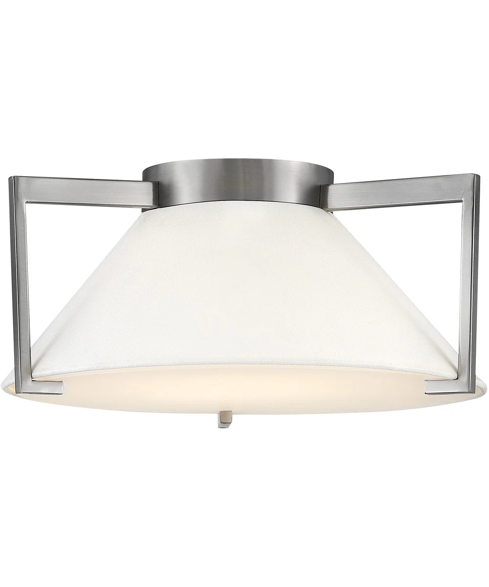 Calla LED-Light Medium Flush Mount in Antique Nickel