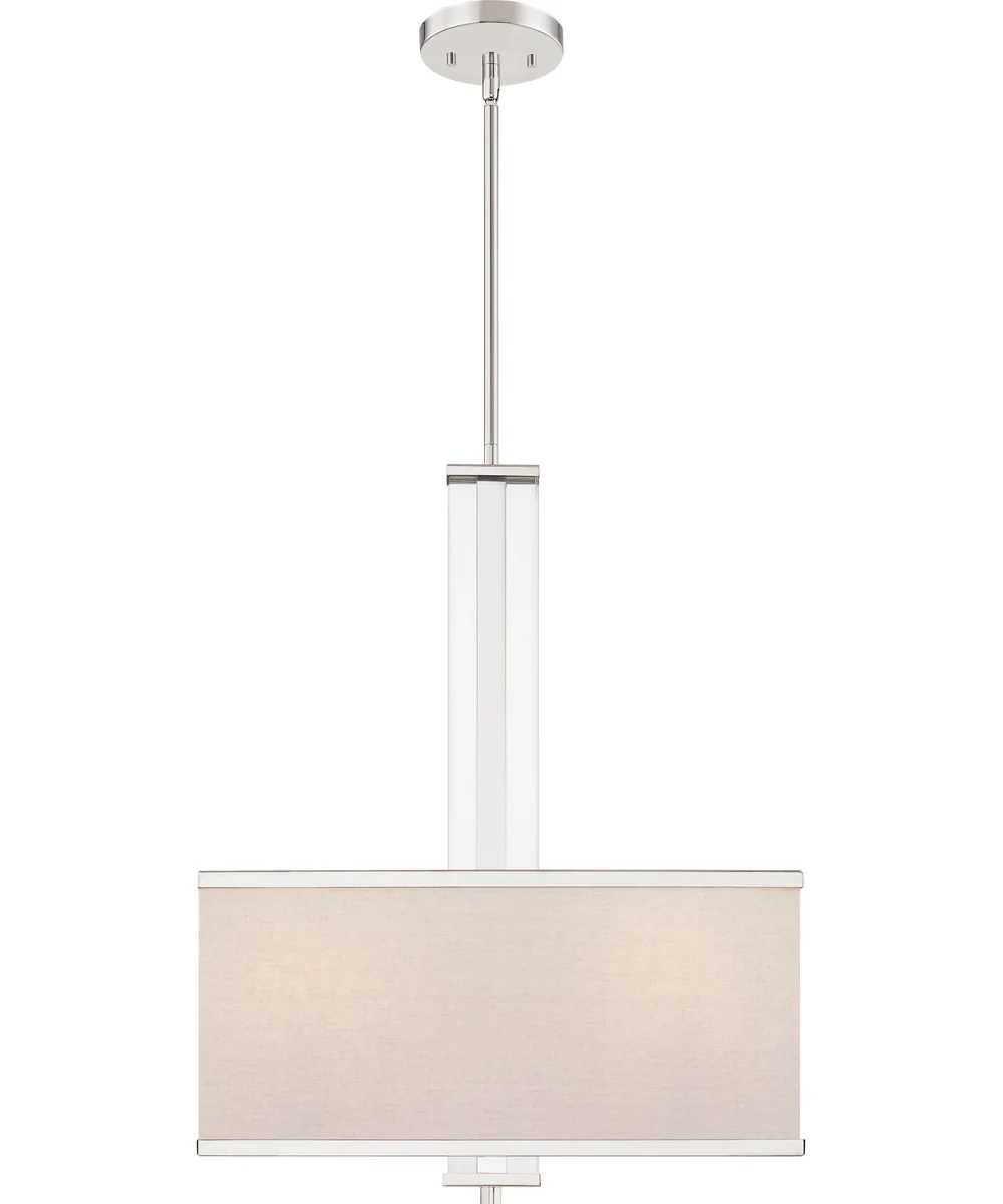 Callum 4-light Pendant Polished Nickel - Image 4