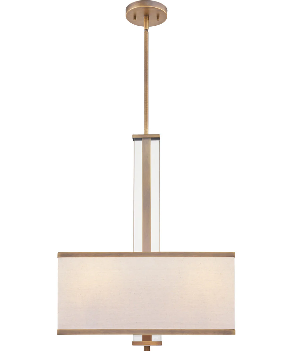 Callum 4-light Pendant Weathered Brass - Image 4