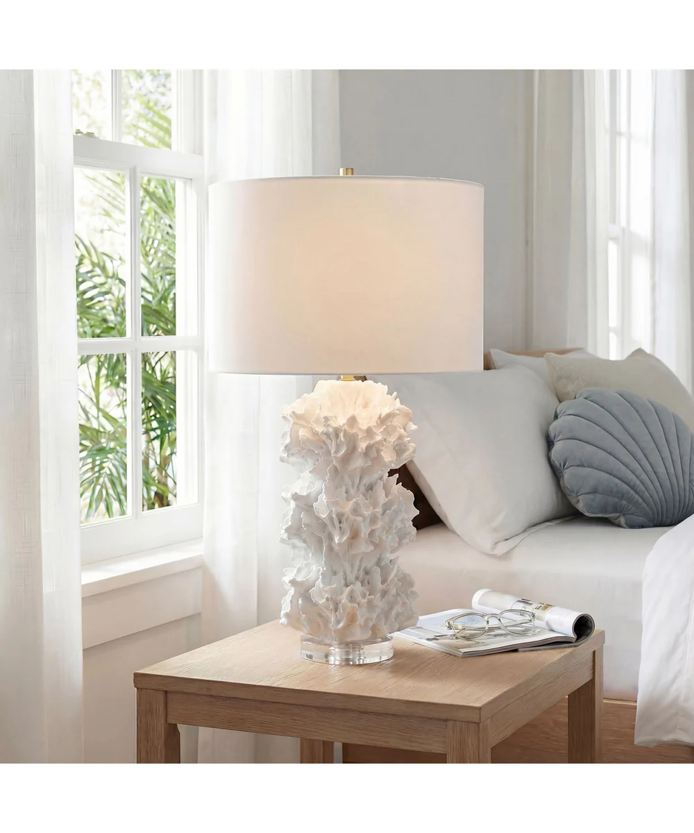 Cambre White Coral Table Lamp - Image 2