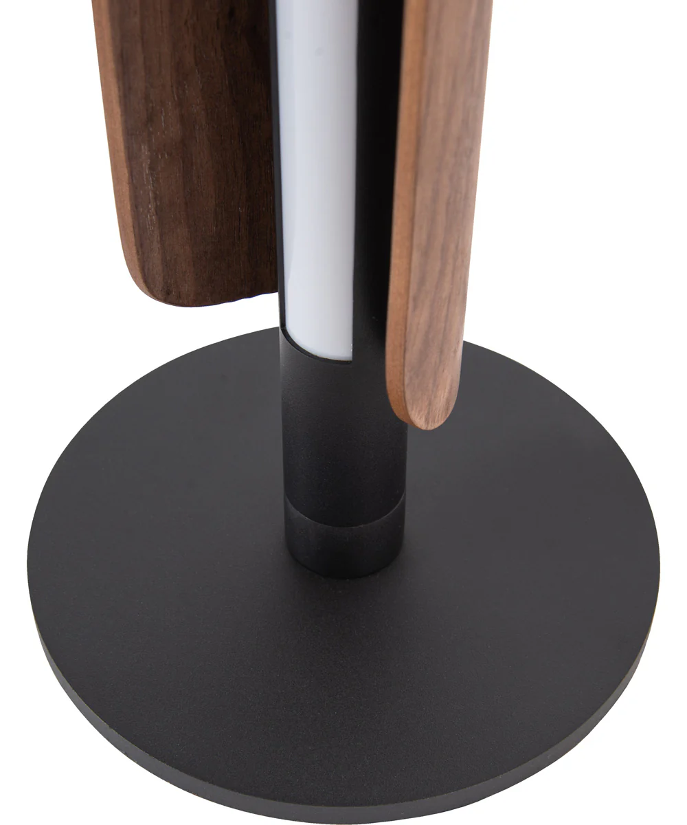 Cameron 1-Light Lighting Flat Black/Walnut - Image 12