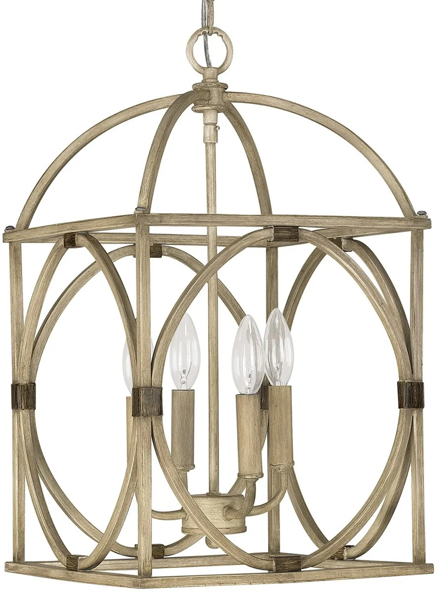 12"W Foyers 4-Light Foyer French Oak