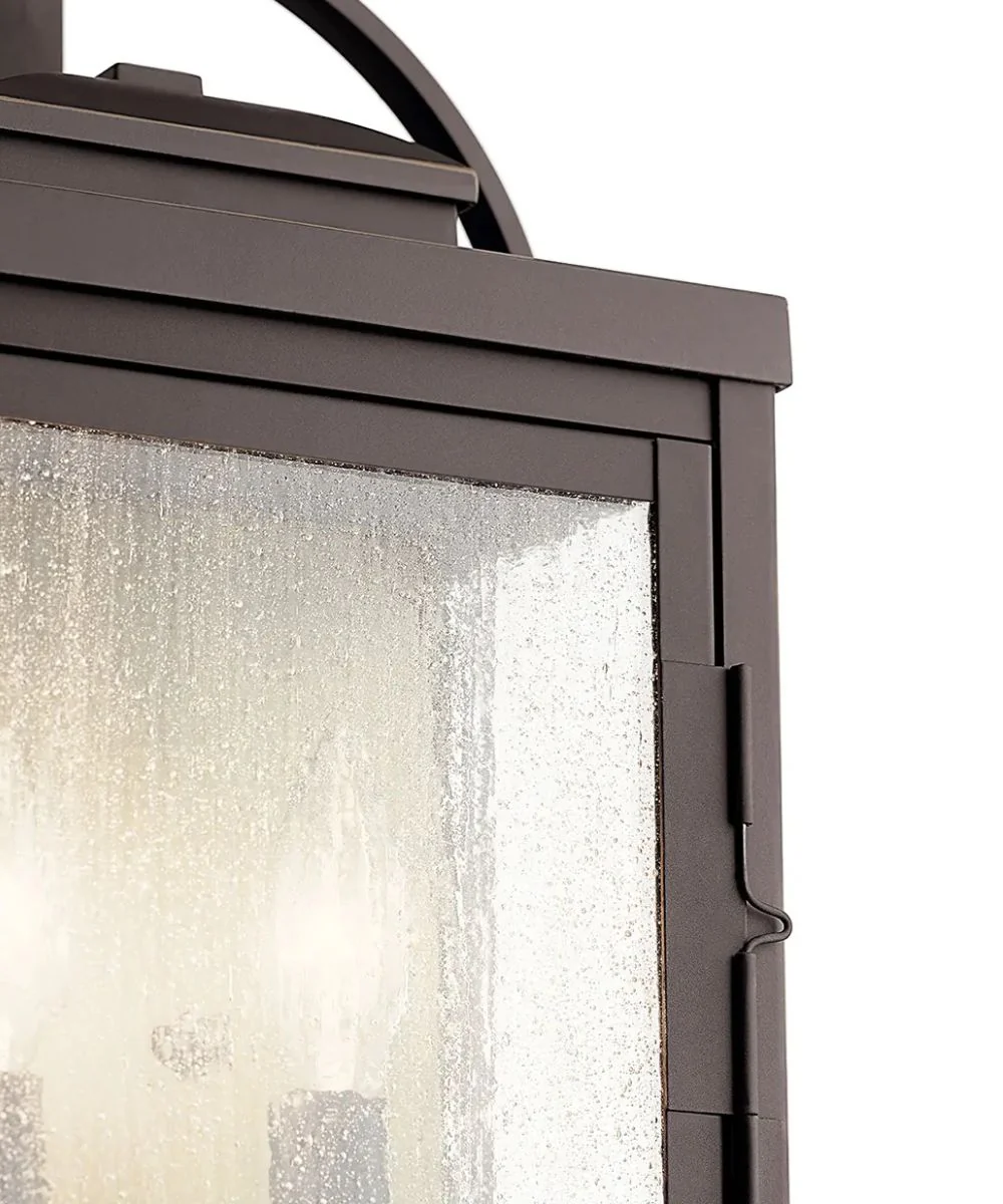 Carlson 15"H 2-Light Bronze Finish Outdoor Wall Lantern by Kichler - Image 6
