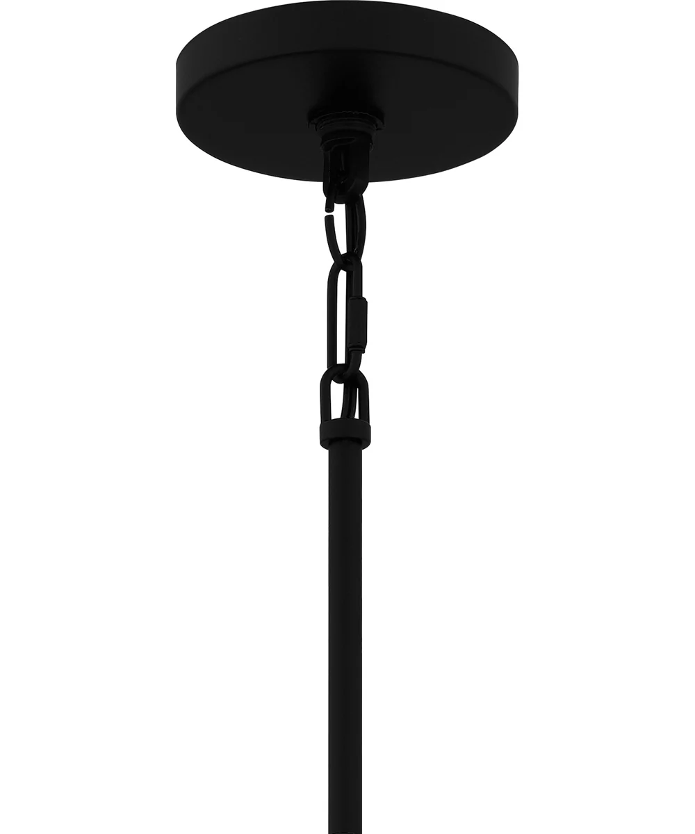 Carly 5-light Chandelier Matte Black - Image 6