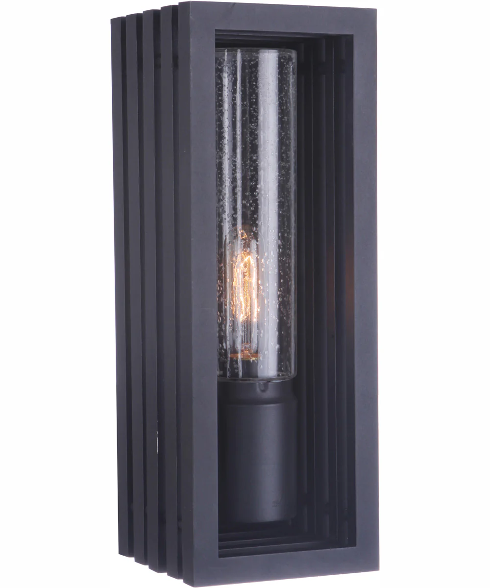 Carmel 1-Light Outdoor Wall Lantern Matte Black - Image 2