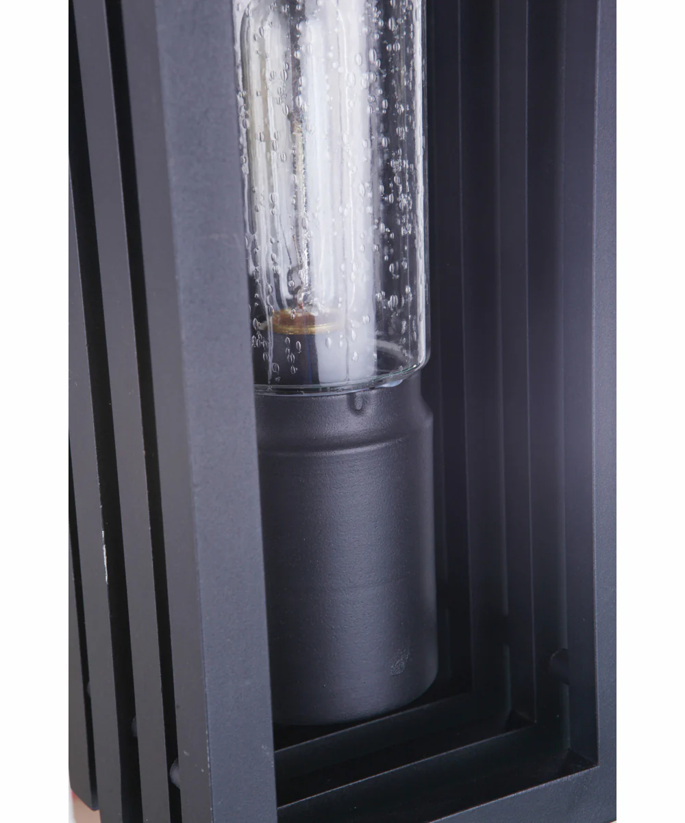 Carmel 1-Light Outdoor Wall Lantern Matte Black - Image 6
