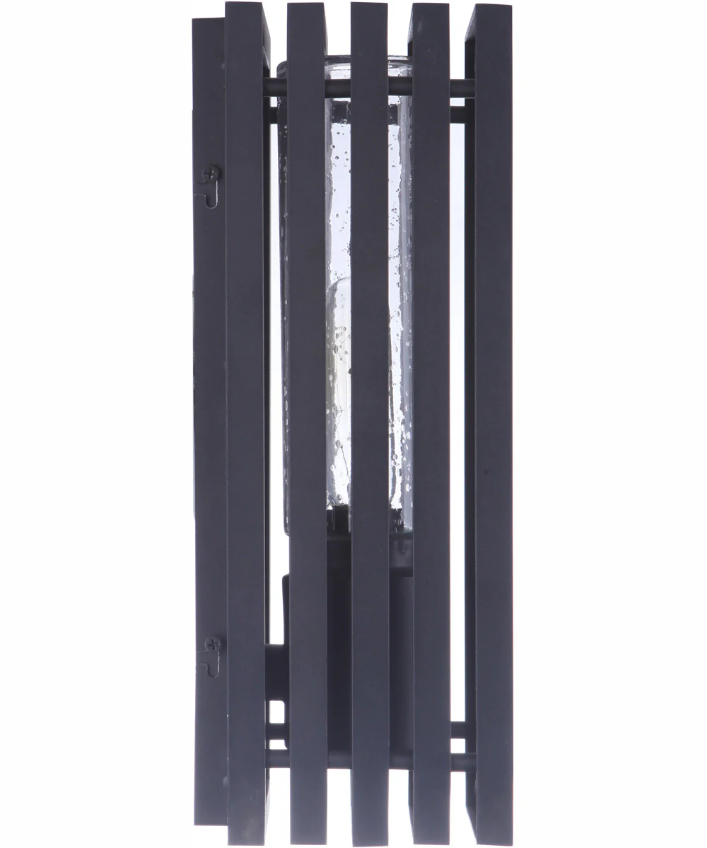 Carmel 1-Light Outdoor Wall Lantern Matte Black - Image 4