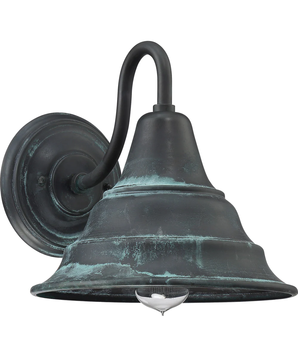 Carmel Large 1-light Outdoor Wall Light Aged Verde - Image 3
