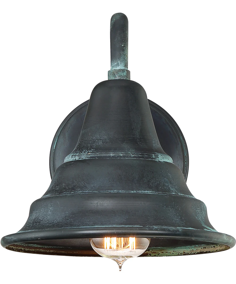 Carmel Medium 1-light Outdoor Wall Light Aged Verde - Image 4