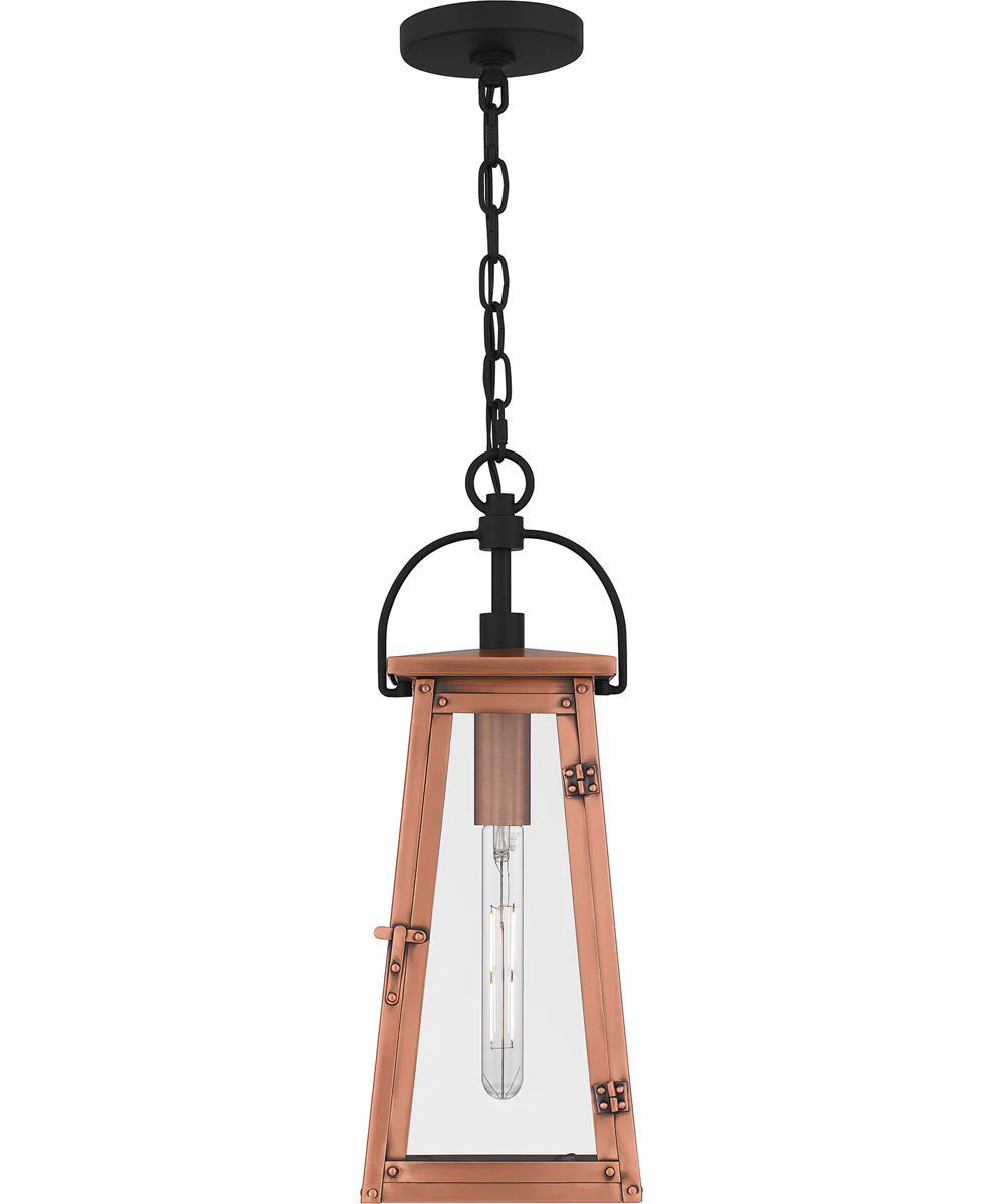Carolina Large 1-light Outdoor Pendant Light Aged Copper - Image 3