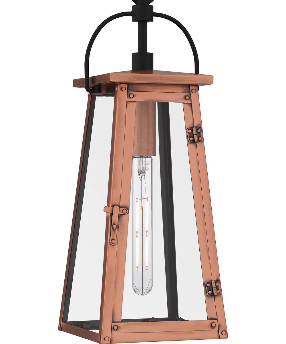 Carolina Large 1-light Outdoor Pendant Light Aged Copper - Image 5