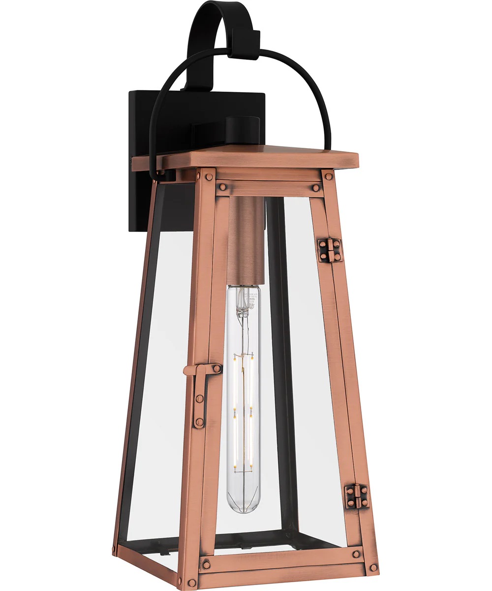 Carolina Large 1-light Outdoor Wall Light Aged Copper
