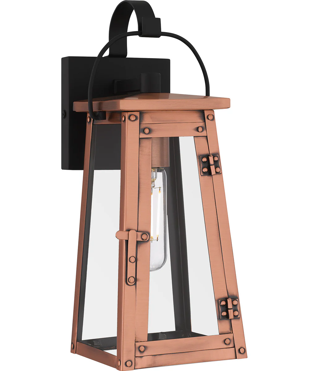 Carolina Small 1-light Outdoor Wall Light Aged Copper
