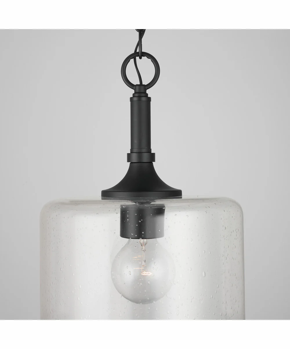 Carter 1-Light Pendant Matte Black - Image 2
