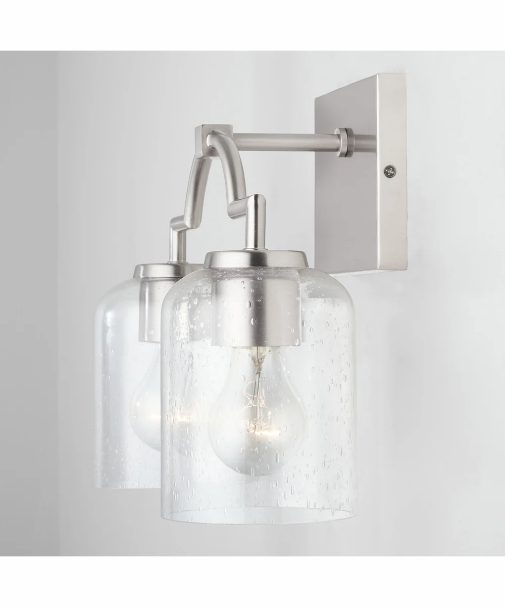 Carter 2-Light Vanity Brushed Nickel - Image 2