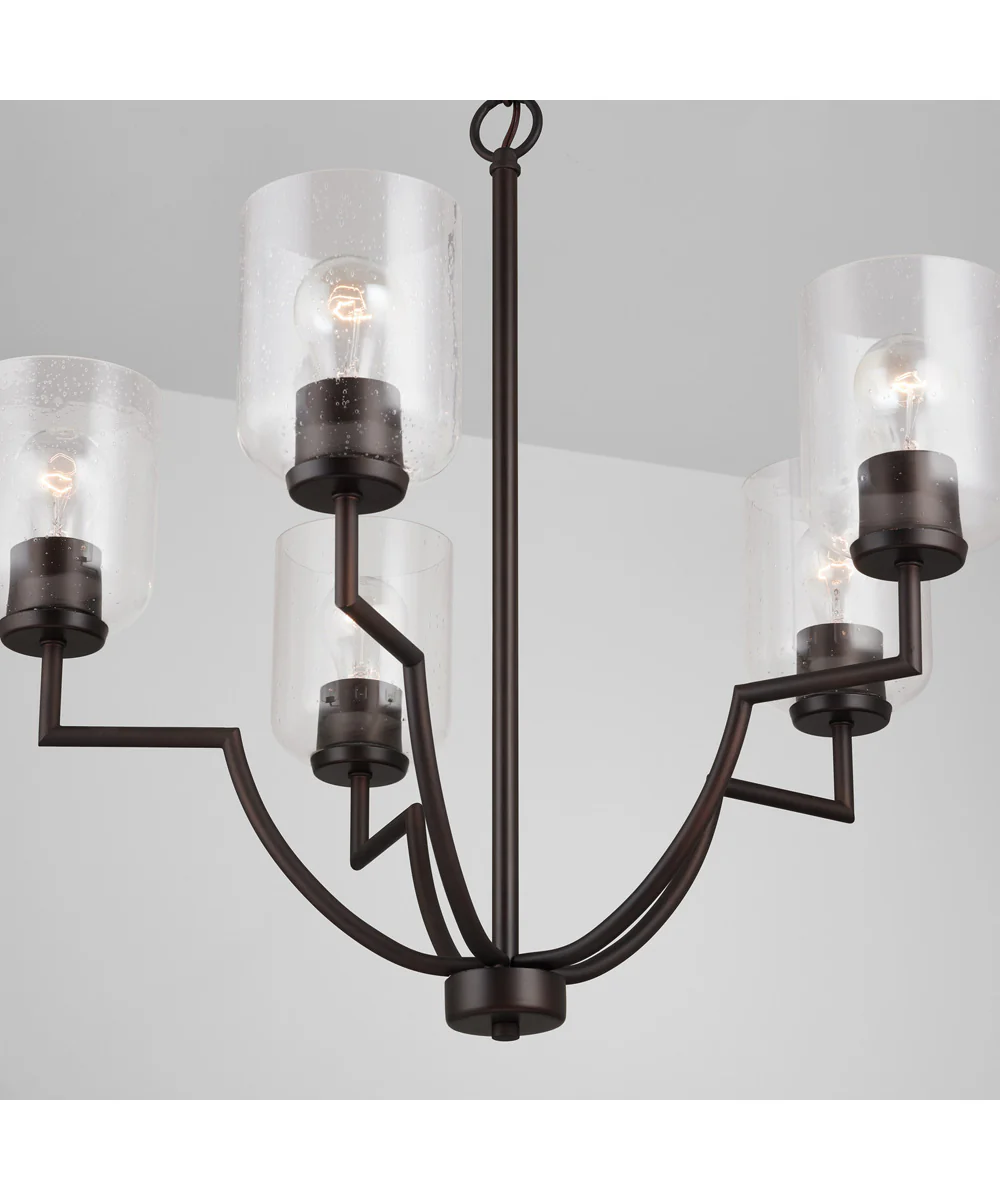 Carter 5-Light Chandelier Bronze - Image 5