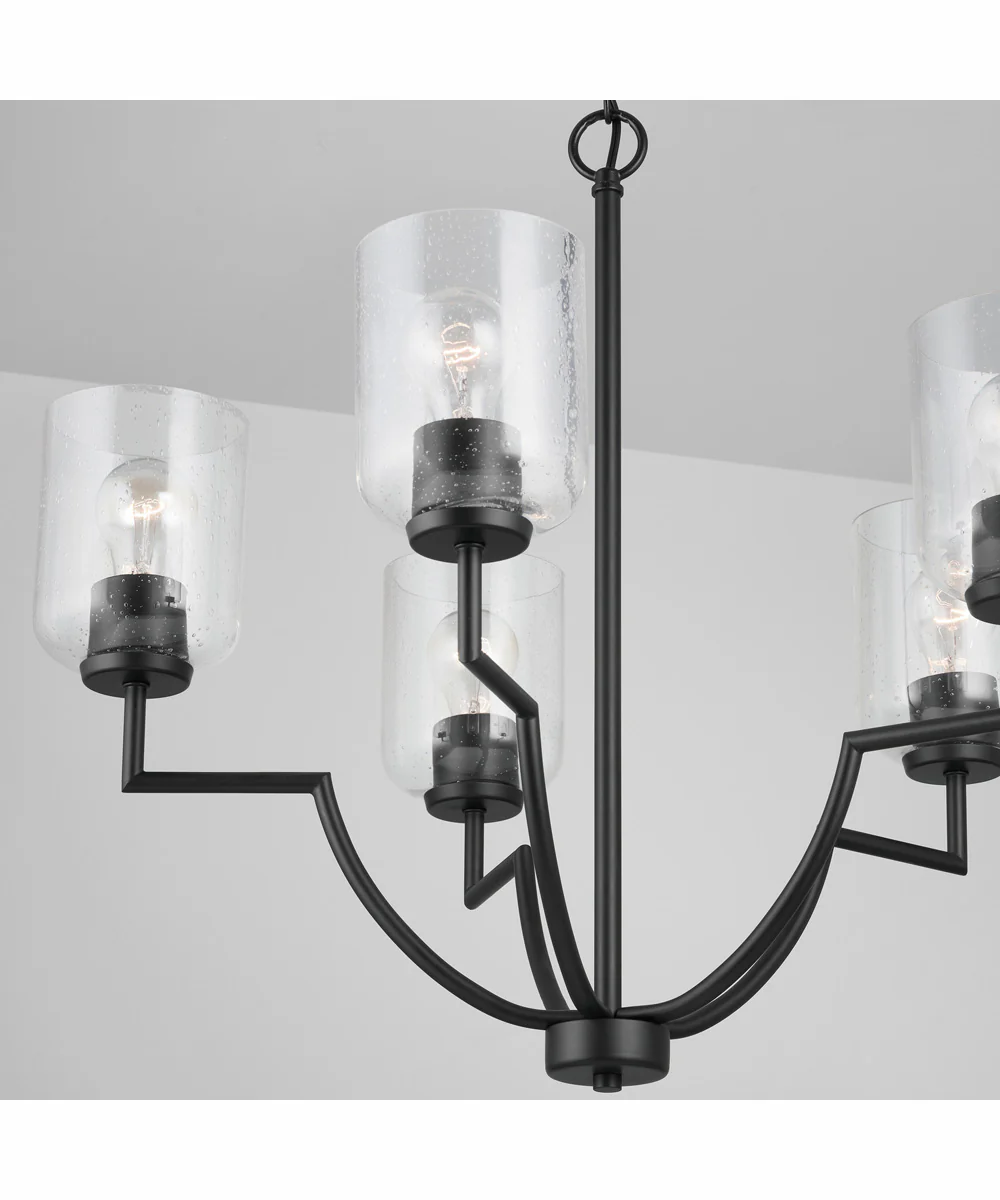 Carter 5-Light Chandelier Matte Black - Image 2