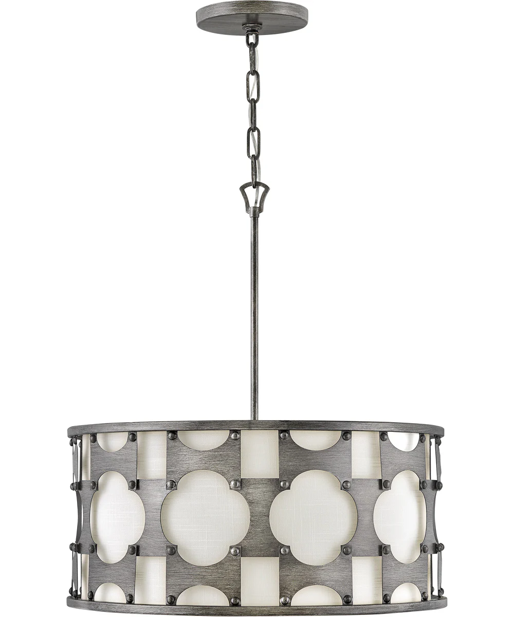 Carter 5-Light Medium Drum in Weathered Bronze