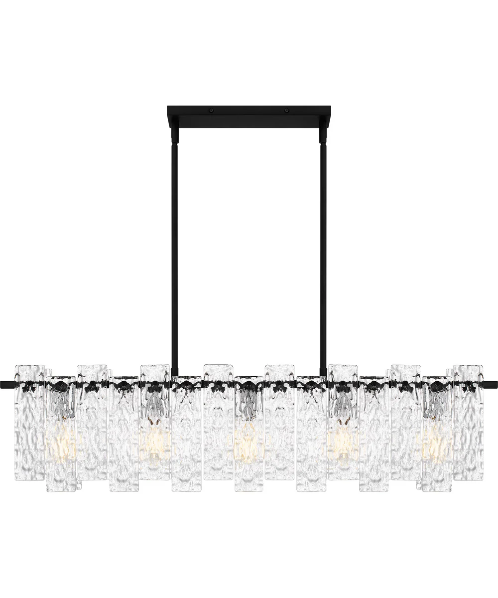 Caspian Medium 5-light Island Light Matte Black - Image 3