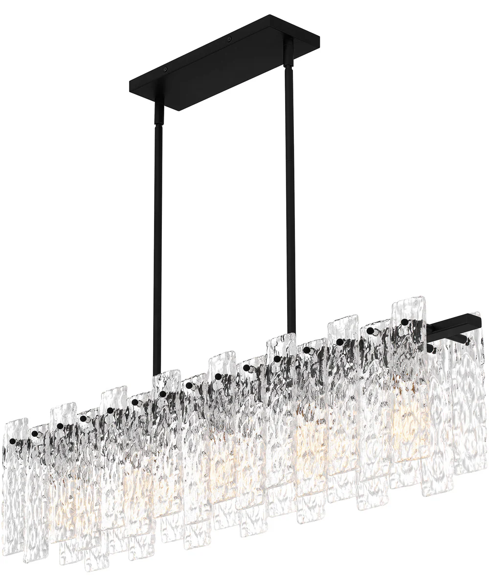 Caspian Medium 5-light Island Light Matte Black - Image 4