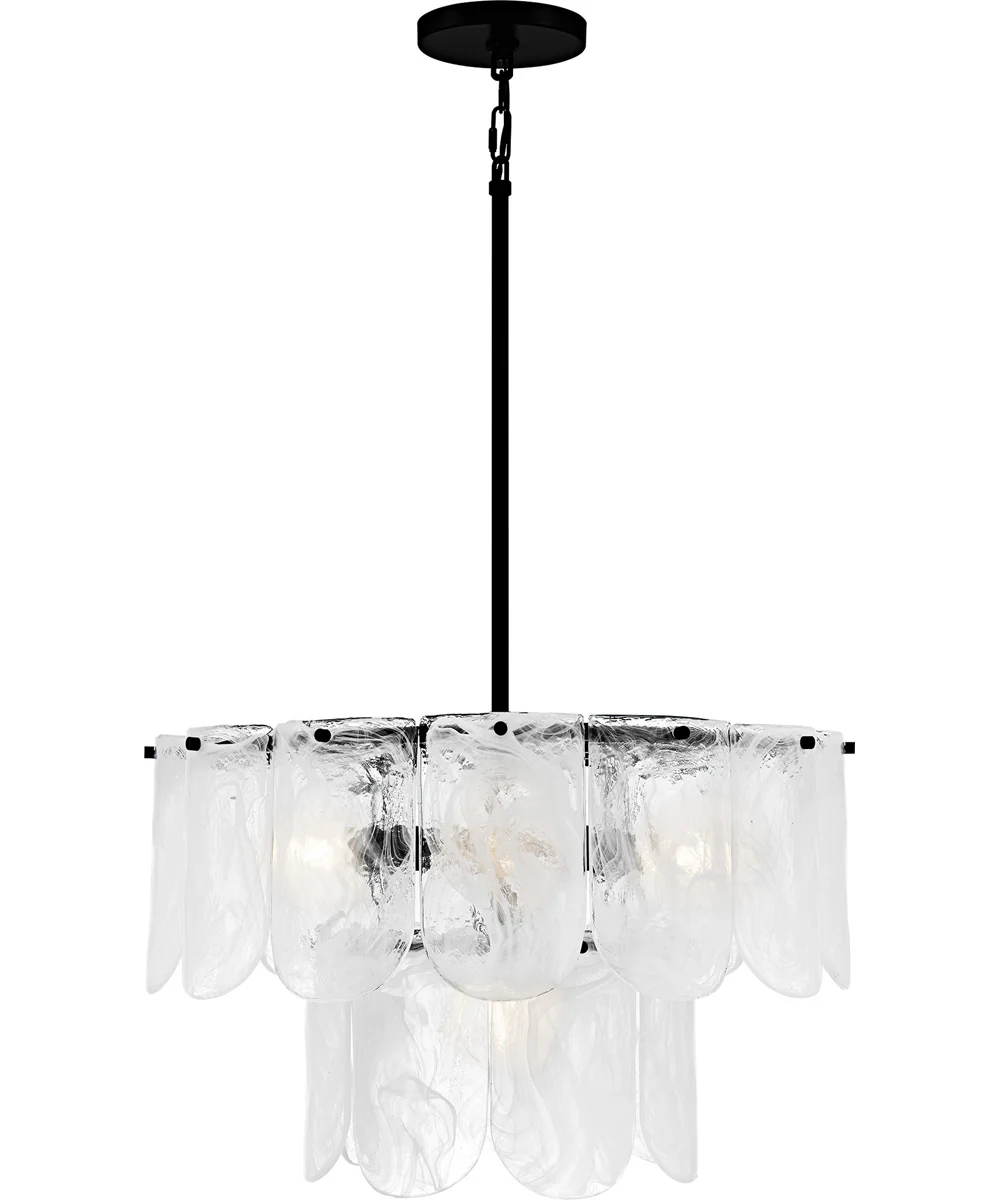 Cassidy Large 5-light Pendant Matte Black - Image 3