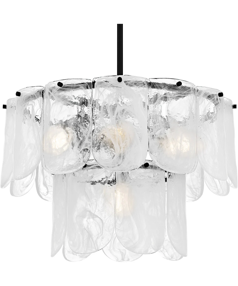 Cassidy Large 5-light Pendant Matte Black - Image 5