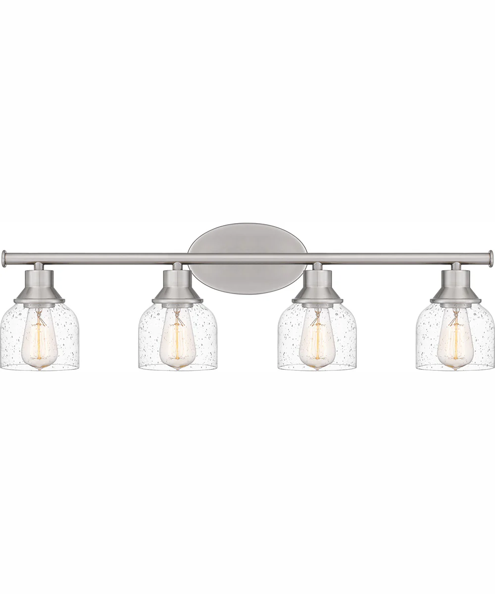 Caverly Extra Large 4-light Bath Light Brushed Nickel - Image 2