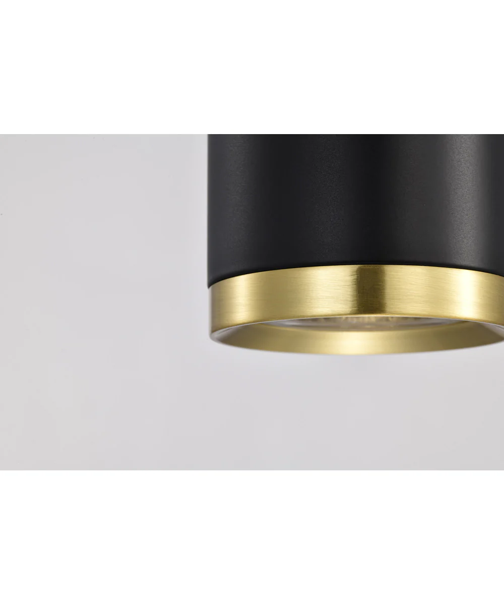 Century  Pendant Matte Black / Brushed Brass - Image 10