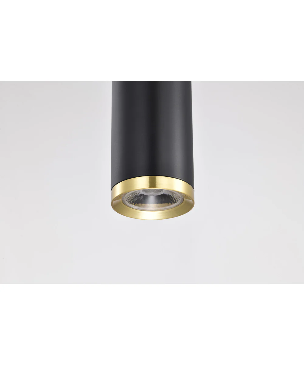 Century  Pendant Matte Black / Brushed Brass - Image 11
