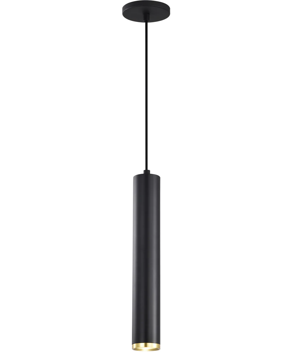 Century  Pendant Matte Black / Brushed Brass - Image 2
